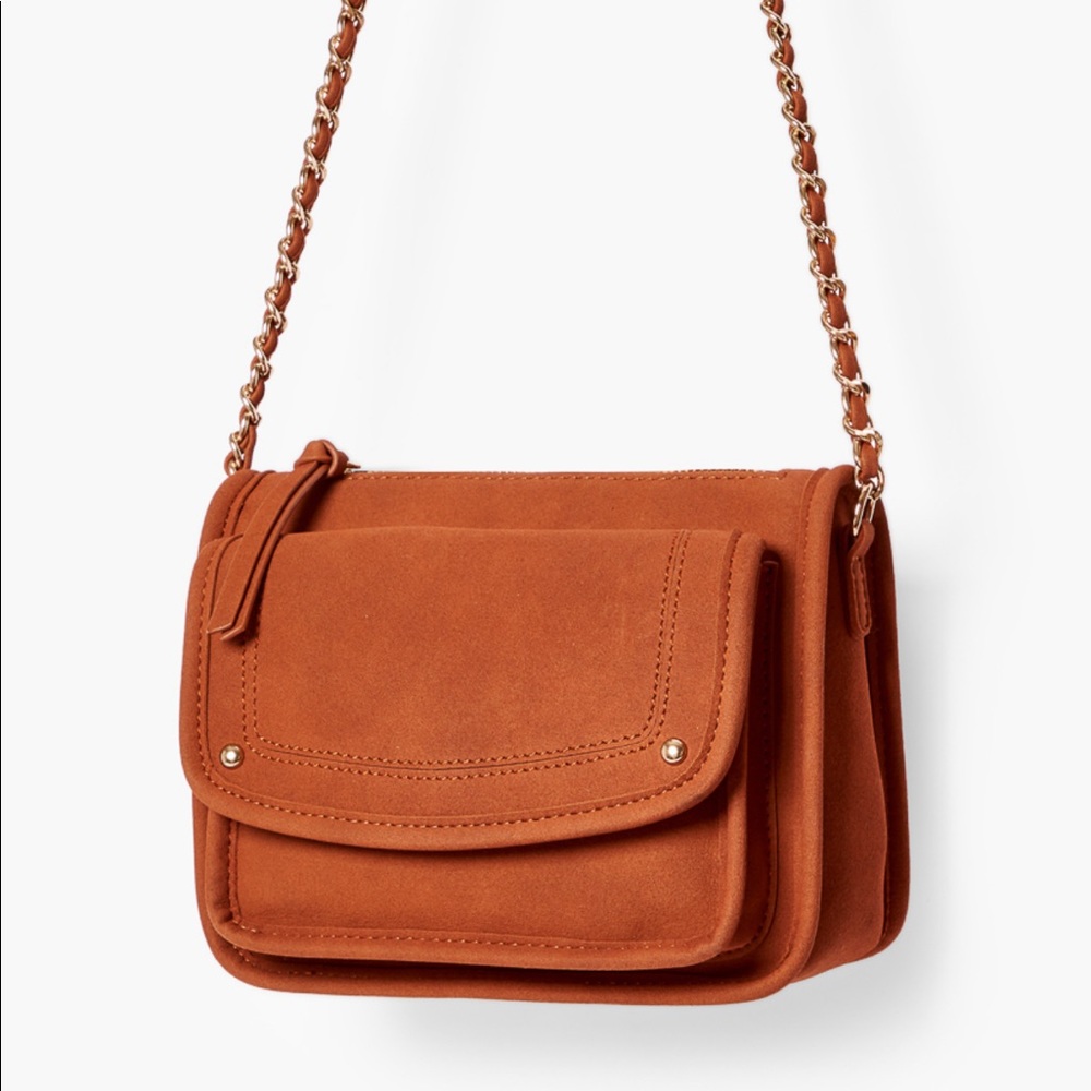 Brown crossbody bag